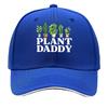UnisexS Vintage Plant Daddy  Adjustable Hat with Potted Plant Design  PLANT DADDY Text  Distresse Sandwich Baseball Cap