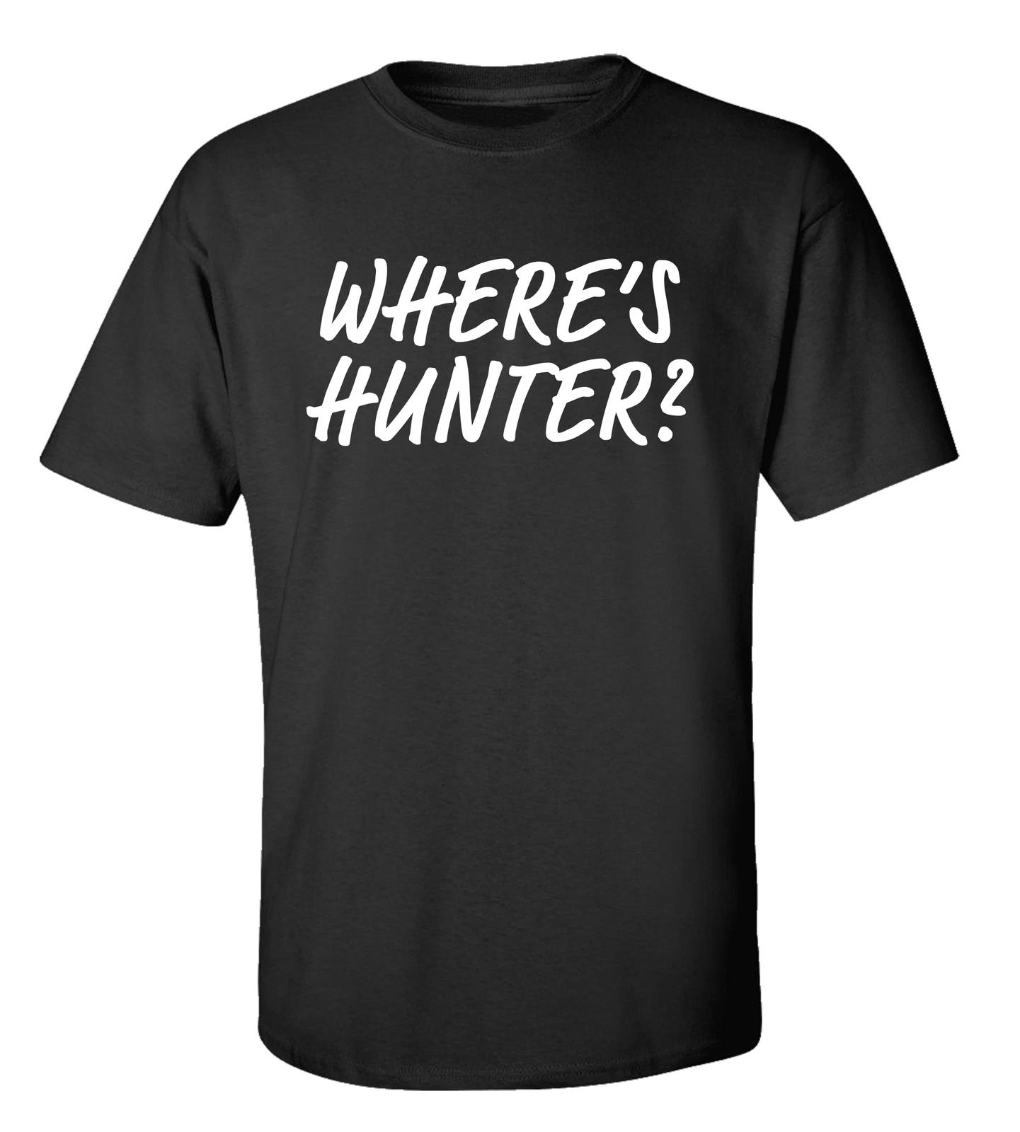 Trenz Shirt Company Where s Hunter Short Sleeve Tee Shirt Black L