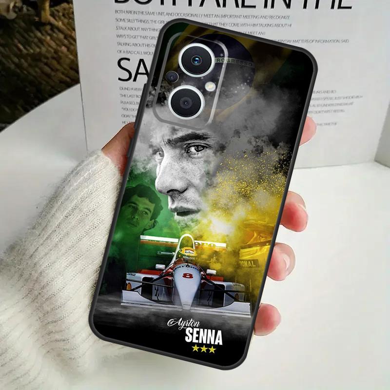 Ayrton Senna F1 Racing Für OPPO Reno 11 F 10 Pro 4Z 5Z 8T 4 5 6 7 8 Lite OPPO Find X3 X6 Pro X2 Neo X5 Lite Hülle