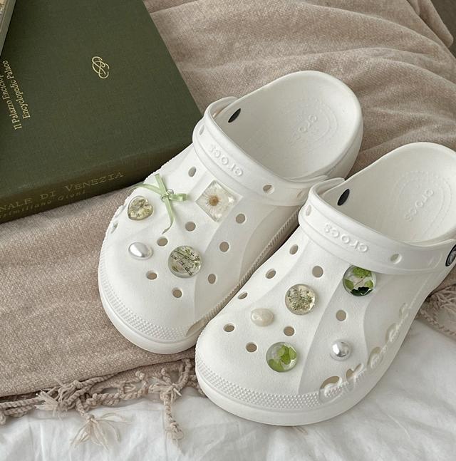 ELLE BELLE Vintage Floral Ver. Resin Charm Shoe Accessory Set