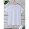 Haowu Boys Quick Dry Crewneck Tee , Happy Joyful Face Print