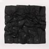 Simple Solid Color Star Bow Rhinestone Chiffon Square Scarf For Women