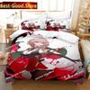 3D Print Anime - Azur Lane Bedding Set Printed Bed Set With Pillowcase Bed Duvet Cover Soft Single Double Queen Super King Size