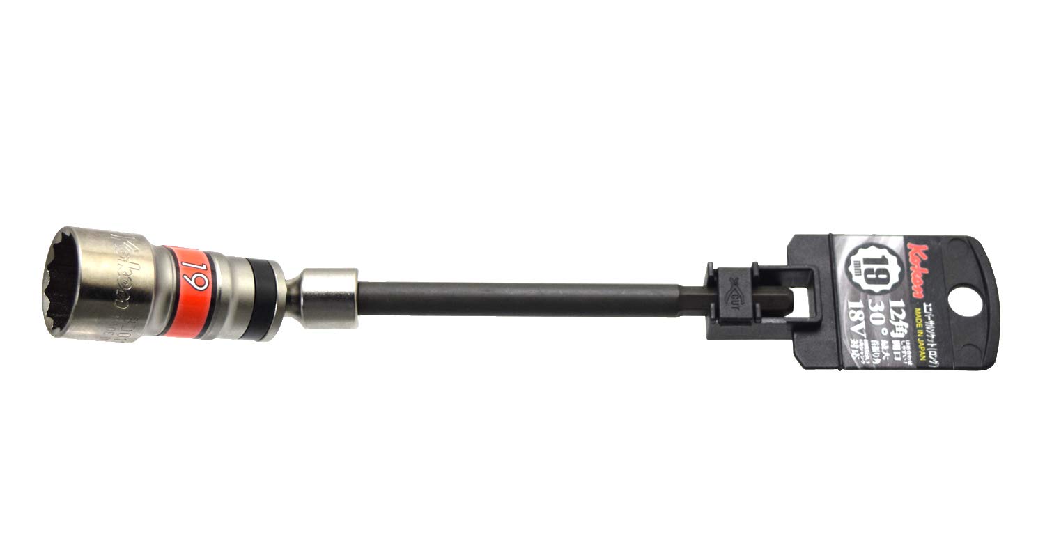 

Yamashita Industrial Laboratory BD011N-19 Universal Socket 1/4 (6.35 mm) H Long 0.7 inch (19 mm)