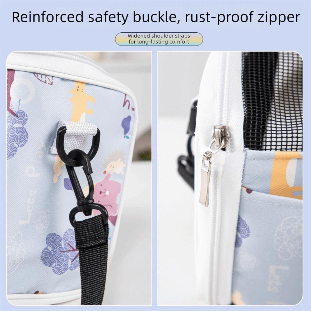 Detachable Portable Pet Bag Large Space Pet Outdoor Bag Cartoon Bird Travel Bag  Small Animal
