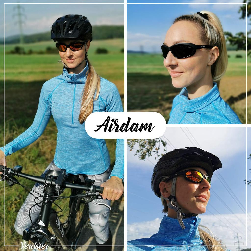 Polarized Sunglasses Cool Stylish UV Protection for Reinforced Wraparound Frame Unisex Cycling/Running/Fishing/Baseball/Hiking