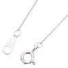 [ALIVE] Crescent Moon and Cat Birthstone Necklace, Sterling Silver 925, Cubic Zirconia, Natural Stone, Cat, Moon, Birthstone, Cute and Stylish,