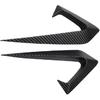 Auto Parts 2PCS Side Camera Protection Cover Carbon Fiber mudapron Trim Cover for Tesla Model 3 2017-2021(Black-Matte Black)