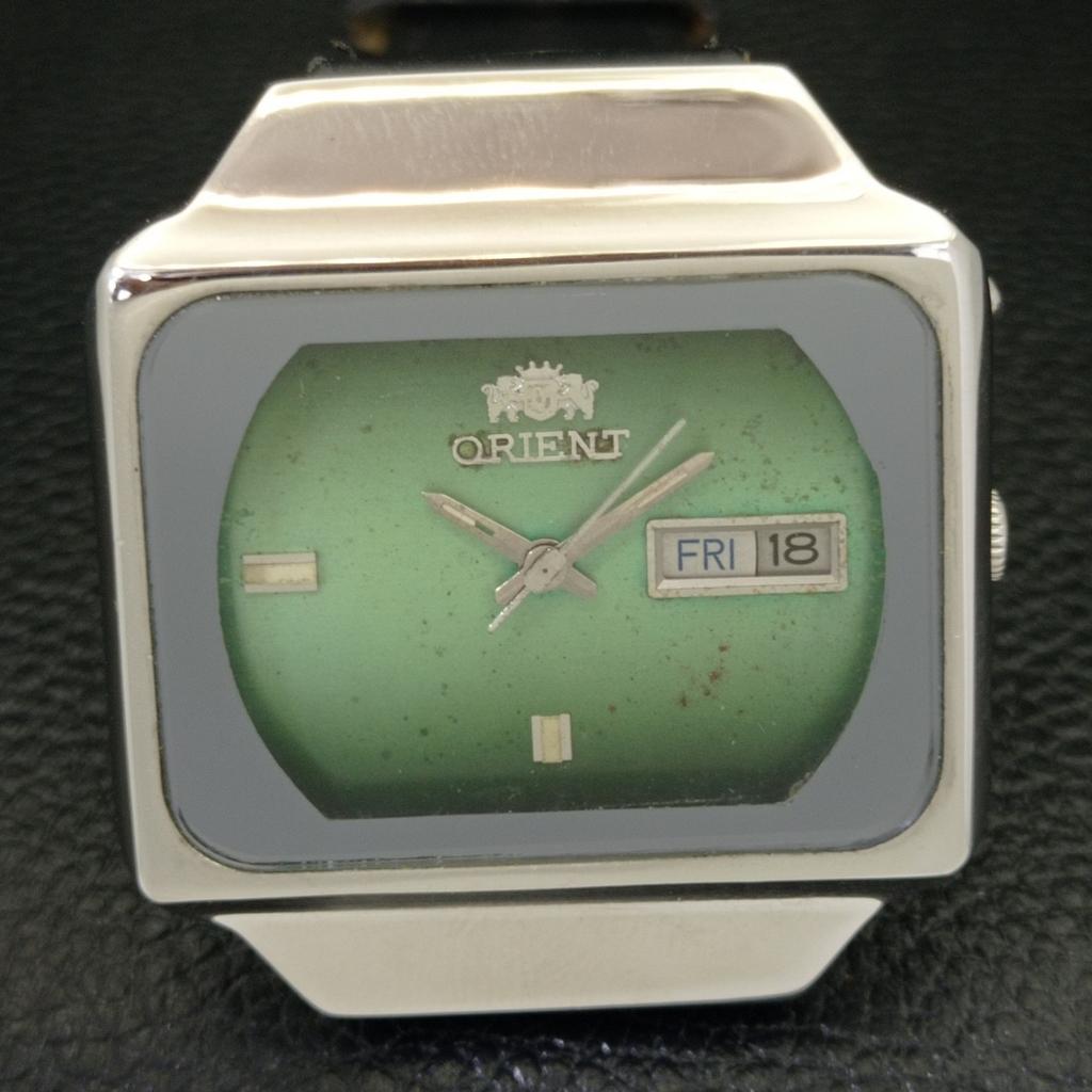 USED JAPAN ORIENT CRYSTAL 46941 AUTOMATIC MENS ORIGINAL DIAL WATCH A432876-2 R113-a432876