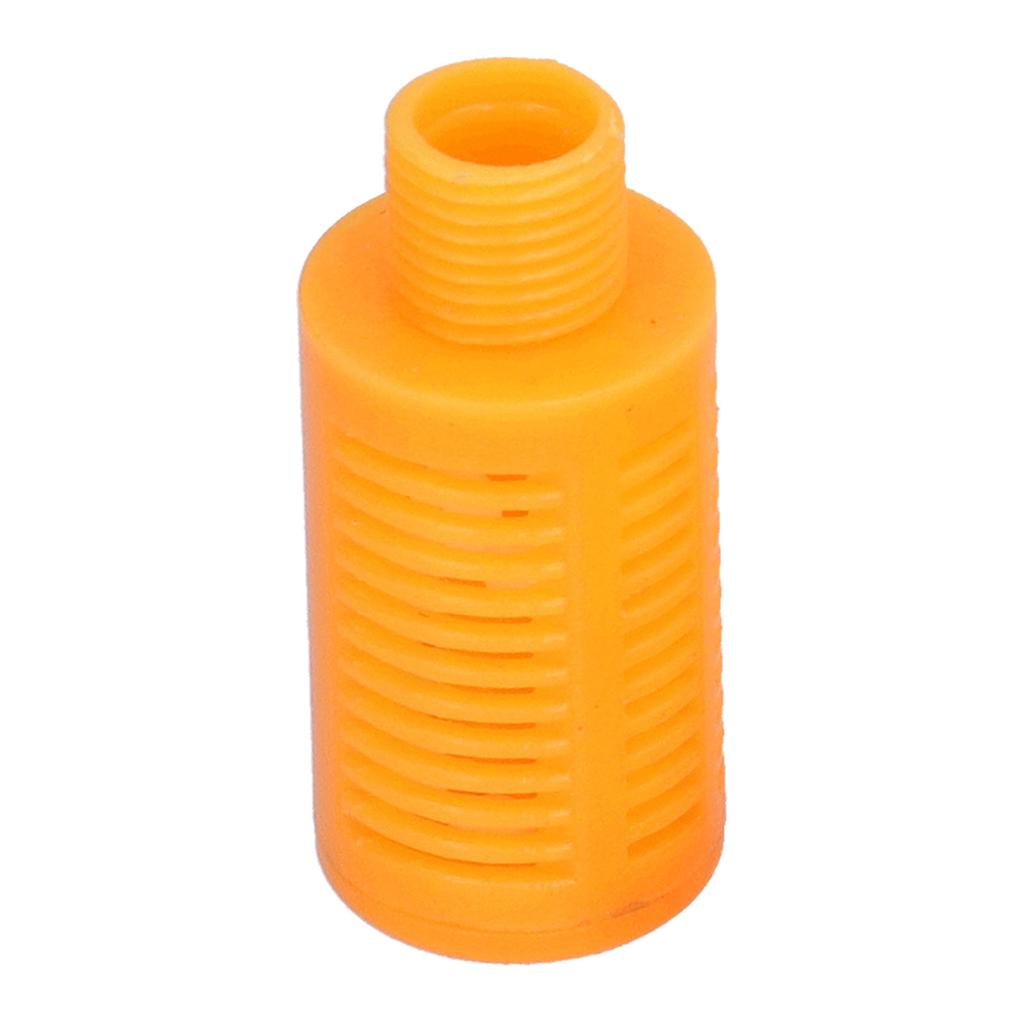Plastic Pneumatic Muffler Line Control Exhaust Silencer Compressor Fitting Orange