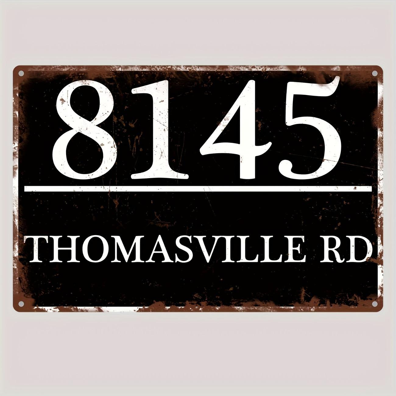 

Customizable Retro Metal Sign, Dustproof & Waterproof for Home Outdoor Decor коричневый