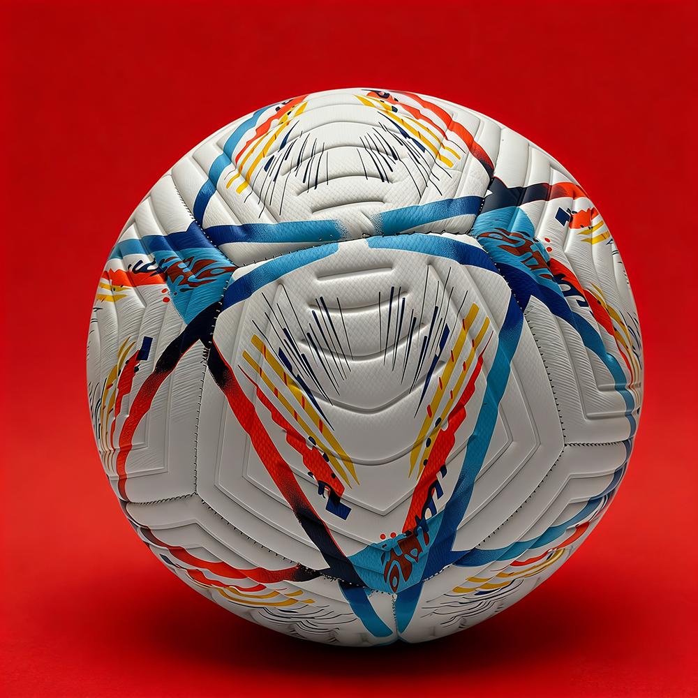 Voetbal Professioneel Buiten Sportwedstrijd Ballen Hoge Kwaliteit PU Materiaal Training Naadloos Voetbal Standaard Maat 5 white