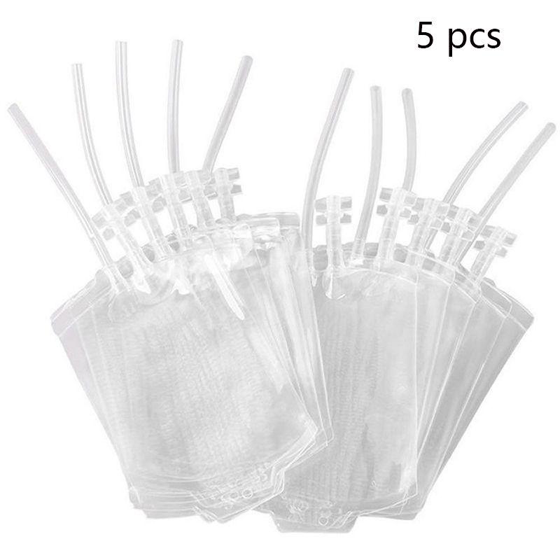 Reusable Blood Bags For Halloween Party Decor And Haunted House Drink Containers