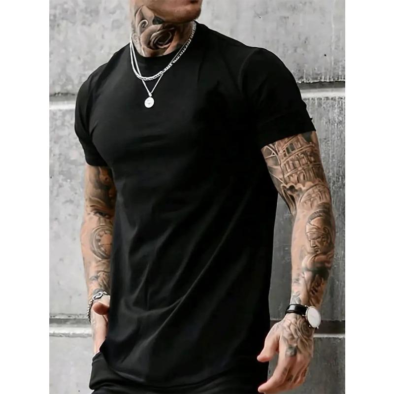 European Size Men'S T-Shirt with a Stylish Print, Soft And Comfortable, Perfect for Summer Short Sleeves, Designed for Fathers And Daughters