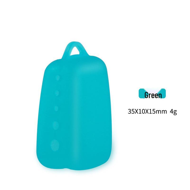 Compact Travel Toothbrush Case & Holder - Portable Toothbrush Head Protector Single Pack зелёный