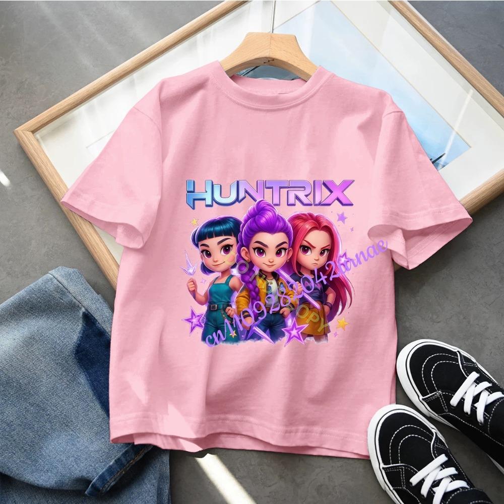 Baby Girls T Shirt Children's Clothing KPop Demon Hunters Fans Gifts Kids Clothes Fashion Casual Tops