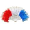 Feathered Fan 20s Retro Folding Fan Flapper Hand Fan for Costumes Dancing Party Wedding Decorations Rave Fan Gift