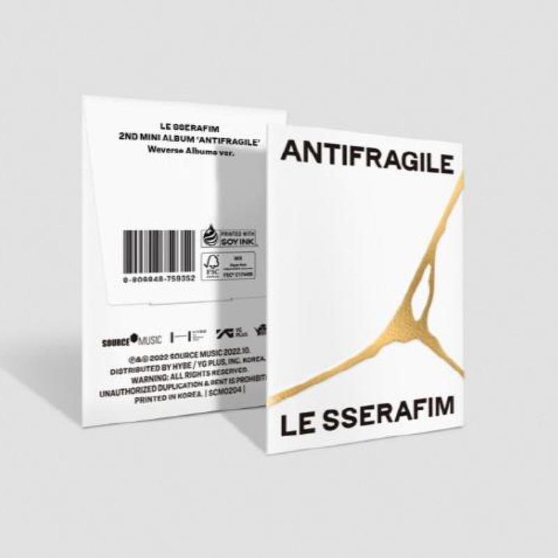 

LE SSERAFIM - 2-й мини-альбом [ANTIFRAGILE] (Альбомы Weverse вер.)