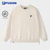 Fila FUSION Couple's Loose Fit Fleece Sweatshirt