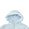 LiNing Sports Trend Series Hooded Striped Letter Zipper Down Jacket Women Outerwear AYMV234-3