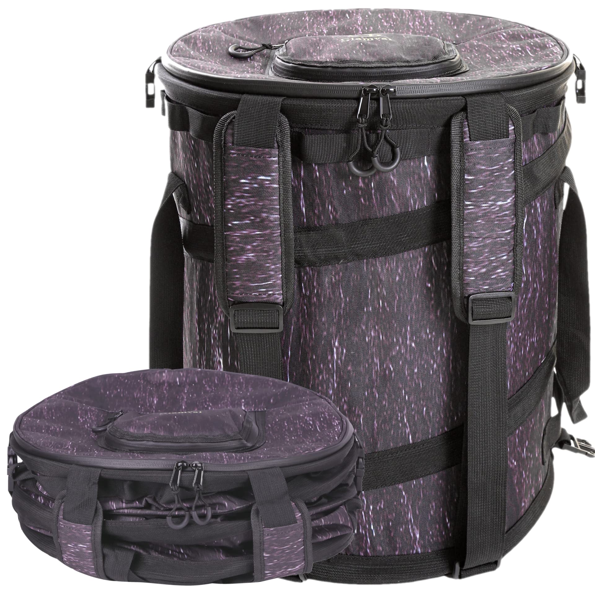

Backpack Cool Trash Box DRUMS One Touch 1 Second Pop Up Trash Box Black (Medium)