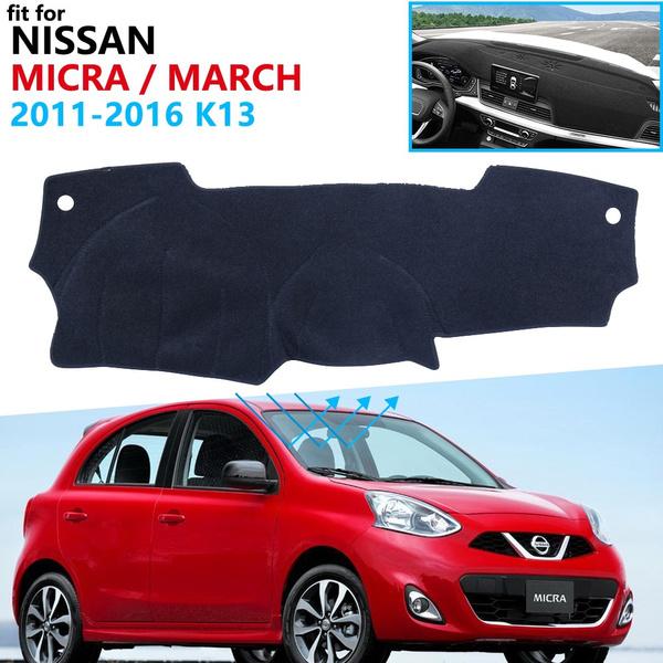 

Защитная накладка на приборную панель для Micra March K13 2011 2012 2013 2014 2015 2016, аксессуары, ковер для приборной панели, козырек от солнца