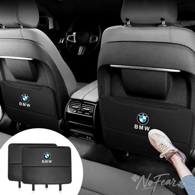 MLKF5 Car Seat Back Storage Anti-Wear Backrest Anti-kick Pad For M 1 2 3 4 5 7 Series X1 X3 X4 X5 X6 X7 F10 F30 E46 E60 Stickers