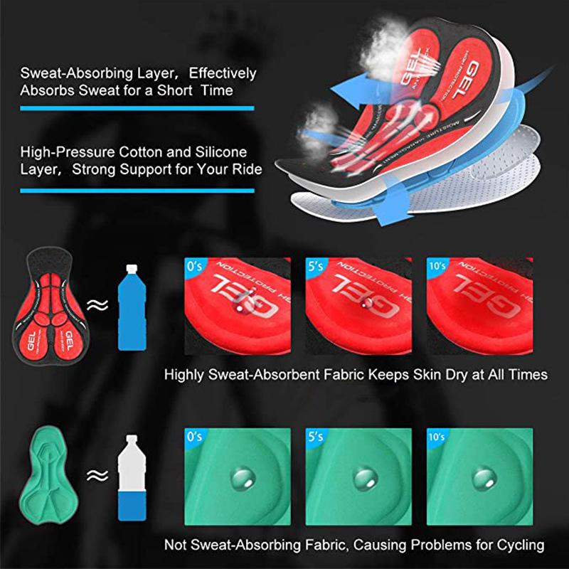 Summer Cycling Pants Quick Dry Breathable Tight Fit With Silicone Cushion For Men And Women Ideal For Biking Outdoor Sports And Fitness Activities