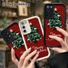 Phone Case: 2D Flat Samsung Galaxy A34 A35 M05 M06 S20 S22 S21 FE Plus 5G Gradient Protective Case, Christmas Card, Christmas and Halloween Gift