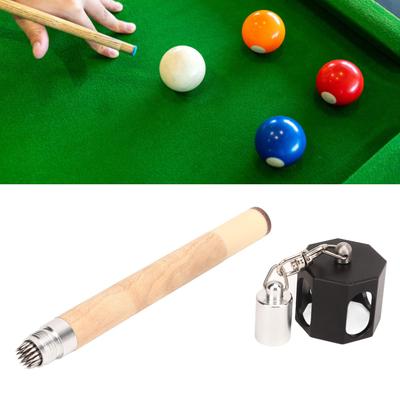 2'si 1 Arada Bilardo Tebeşiri Tutucu Taşınabilir Bilardo Snooker Tebeşiri Tutucu Bilardo Isıka Ucu Delici