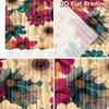 2D flat Photography Backdrop Popular Party Party Backdrop Colorful Floral Arrangement 100% Polyester Anniversary for Home