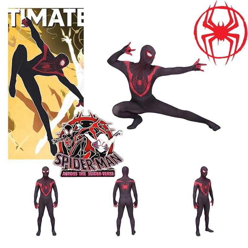 Spider-man Across The Spider-verse Kostüm Für Ps5 Miles Morales Schwarzer Body