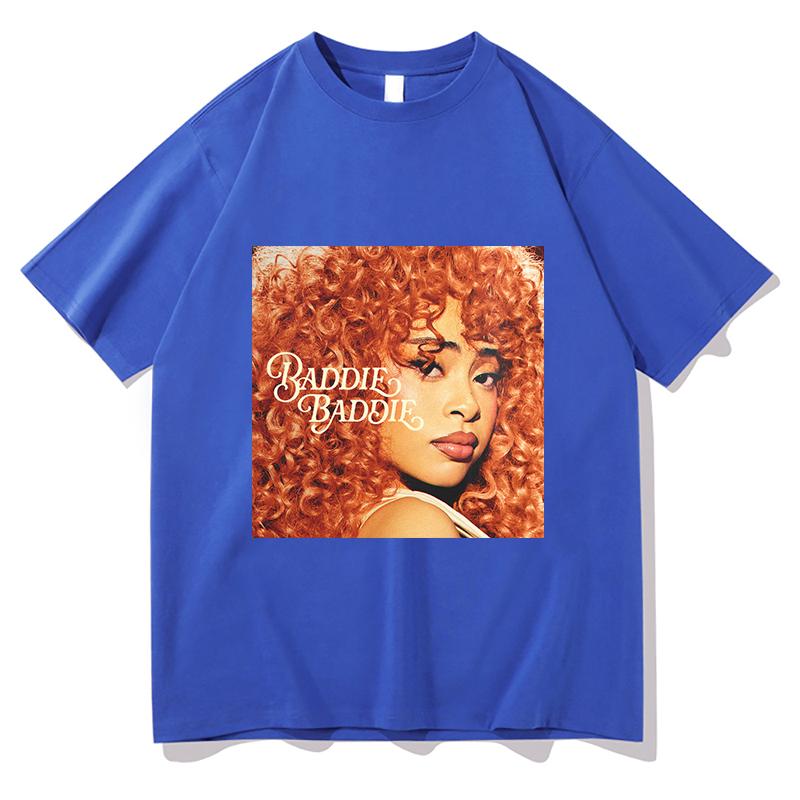 Ice Spice Baddie Baddie Mode T-Shirt Baumwolle Kurzarm Lässig Unisex Streetwear Unisex/Damen T-Shirts Druck Reine Baumwolle Kleidung