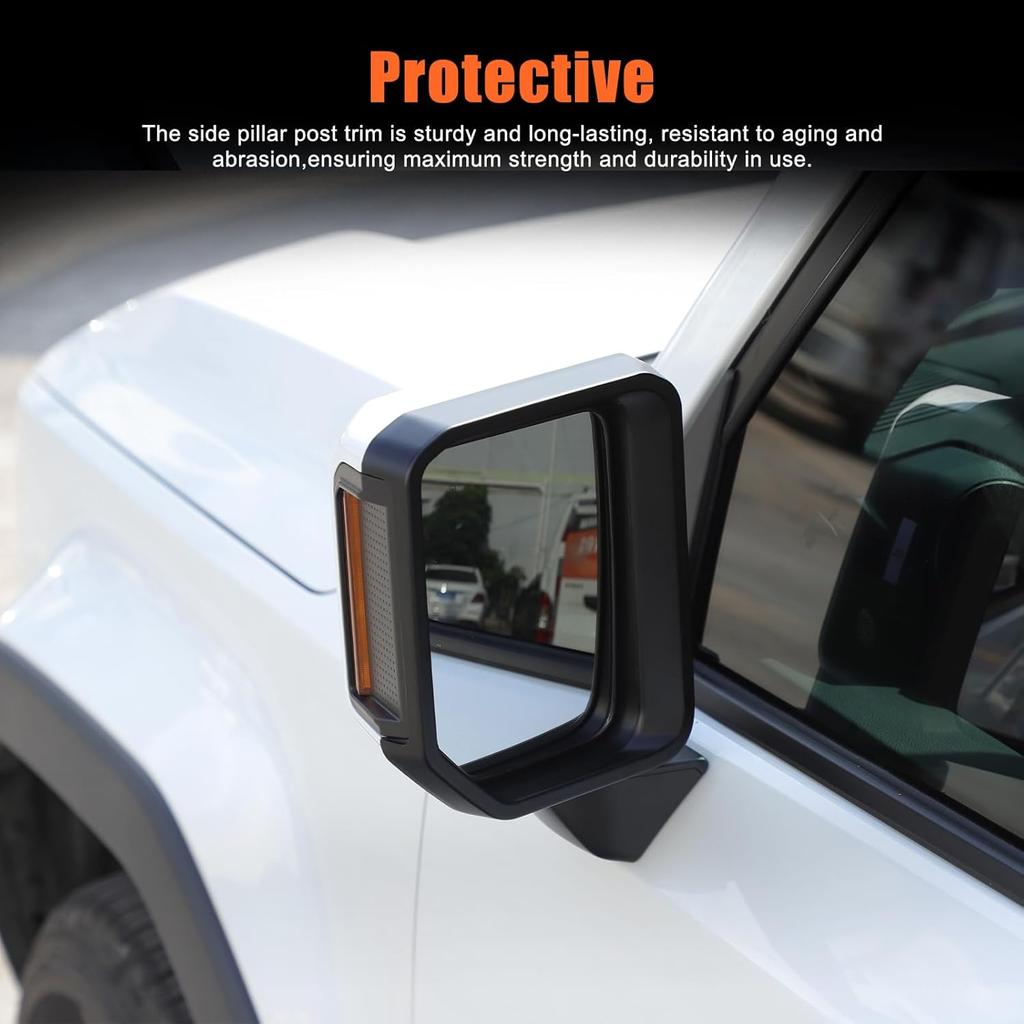 Rearview Mirror Rain Shield Cover Compatible with Toyota Land Cruiser Prado 250 J250 LC250 2024 2025 Accessories, Rear View Mirror Rain Shield Visor