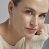 Boucles d’oreilles Luxenter avec un diamètre de 60 mm de finitions en rhodie - Kelxo