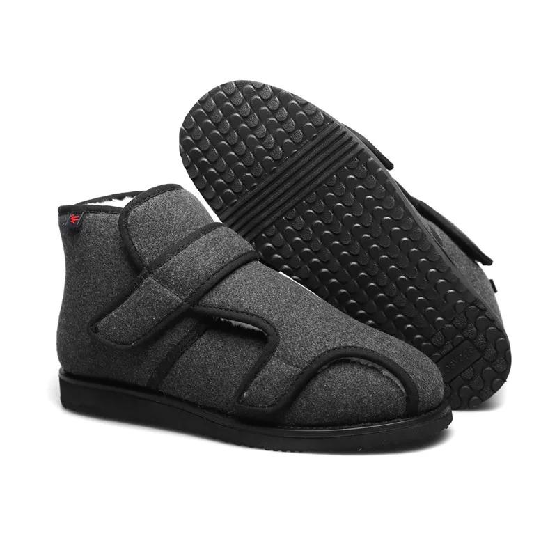 Breite Wollschuhe für geschwollene Füße, Hallux Valgus, breite Füße, ältere Menschen, Diabetiker, groß