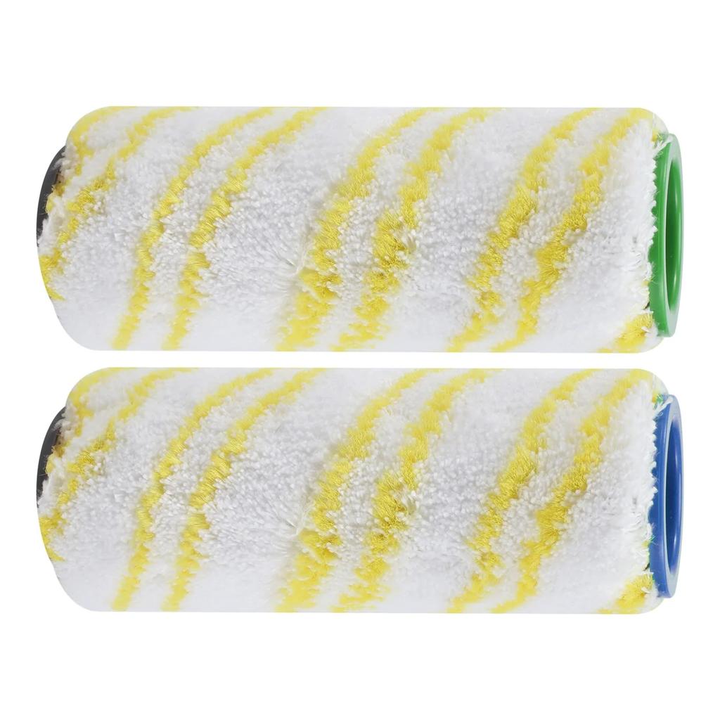 2 Pieces Set of Rollers for Karcher FC5 FC7 FC3 FC3D Cleaner 2 Yellow