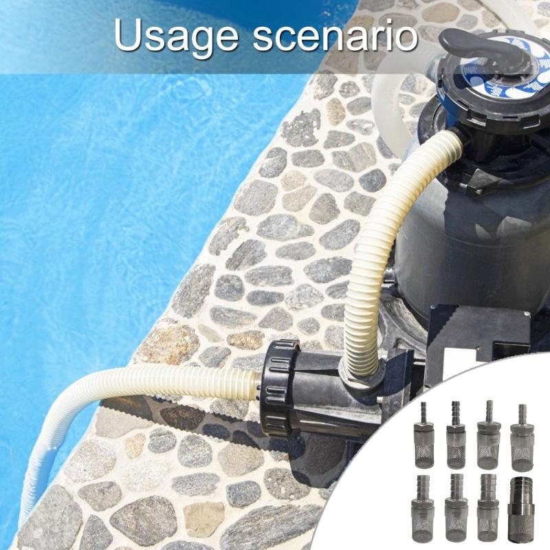 Slangfilter Roestvrij Staal Gaas Zeef Tuinirrigatie Auto Wassen Aquaria Filter Waterpomp Filtratie Apparaat