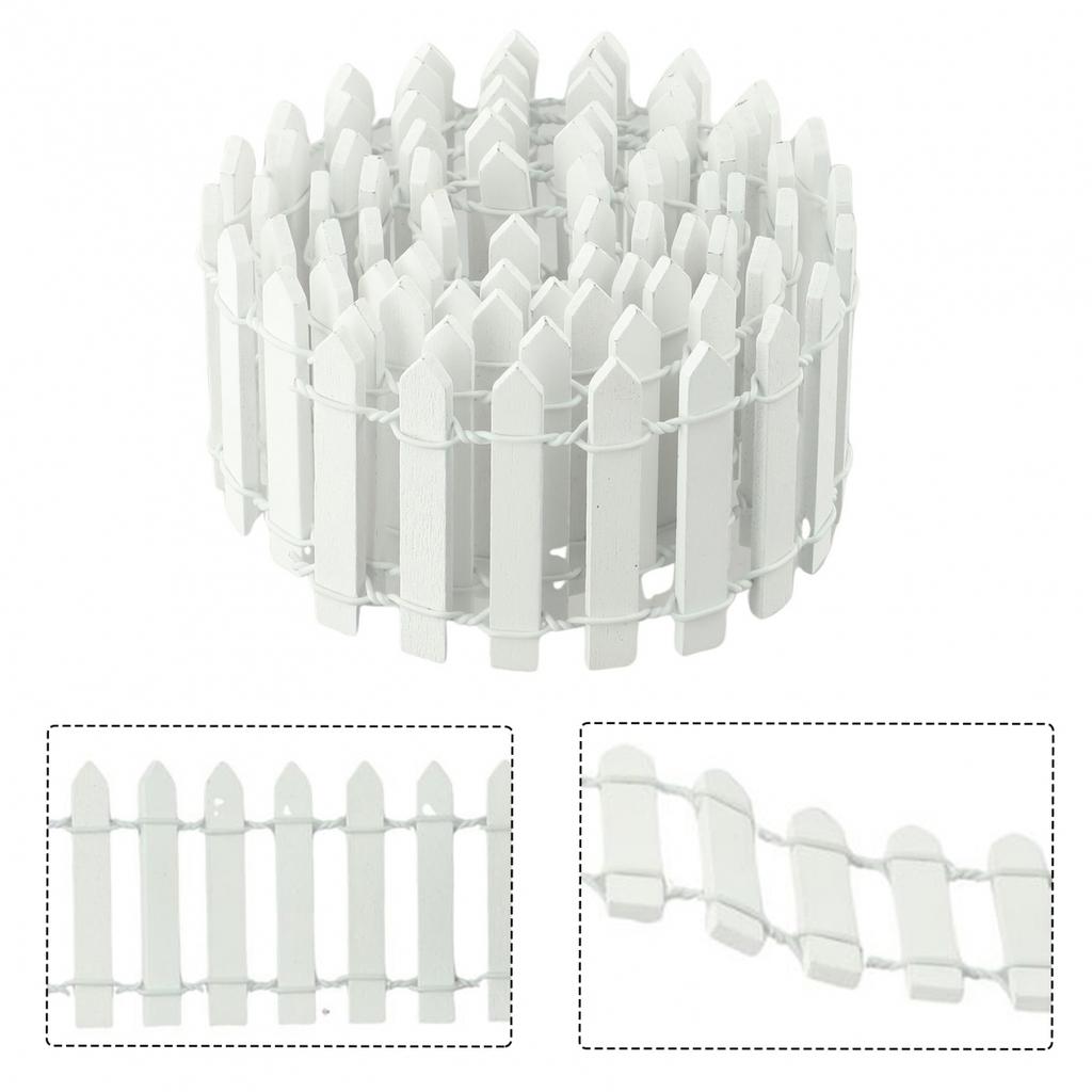 Fence 5*100cm Creative DIY Decoration Garden Home Landscape