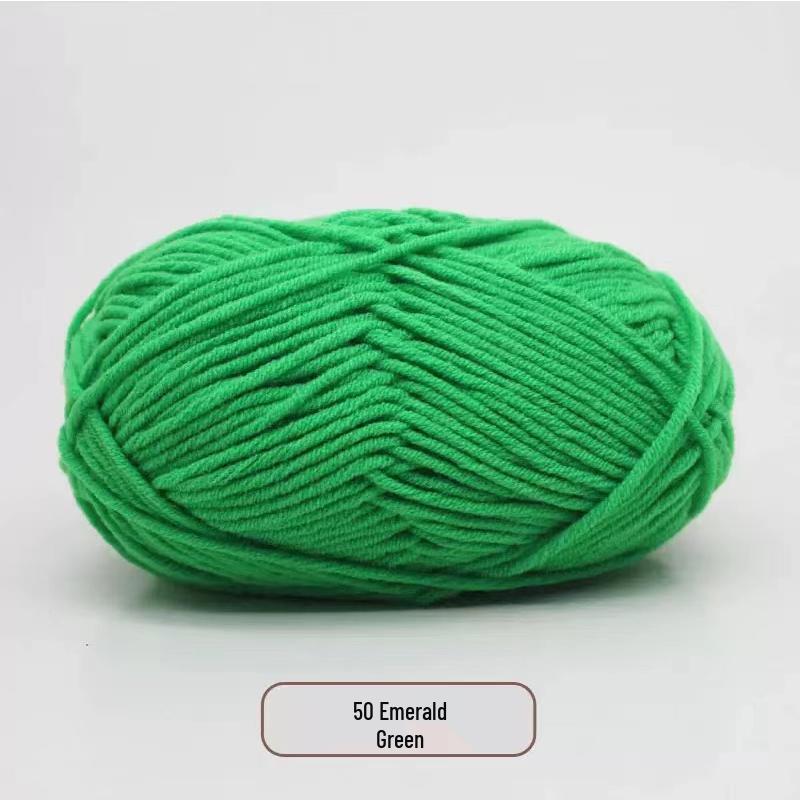 Milk Cotton Yarn Pack for DIY: Medium-Thick Scarf, Crochet Slippers, Handmade Knitting Bags