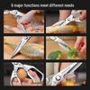 Hot-Selling SK5 Stainless Steel Kitchen Scissors for Cutting Chicken, Duck, and Goose Bones