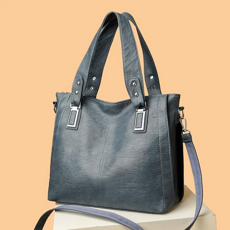 Shoulder Fashion Soft Leather Tote Bag