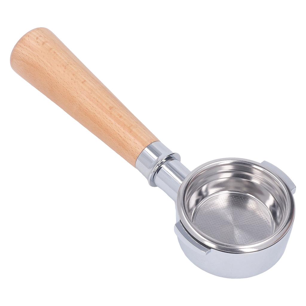 58mm Coffee Portafilter Aluminum Alloy 2 Ears Bottomless Portafilter Handle with Single Layer