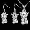 925 Sterling Silver Korean Animal Series Jewelry Set