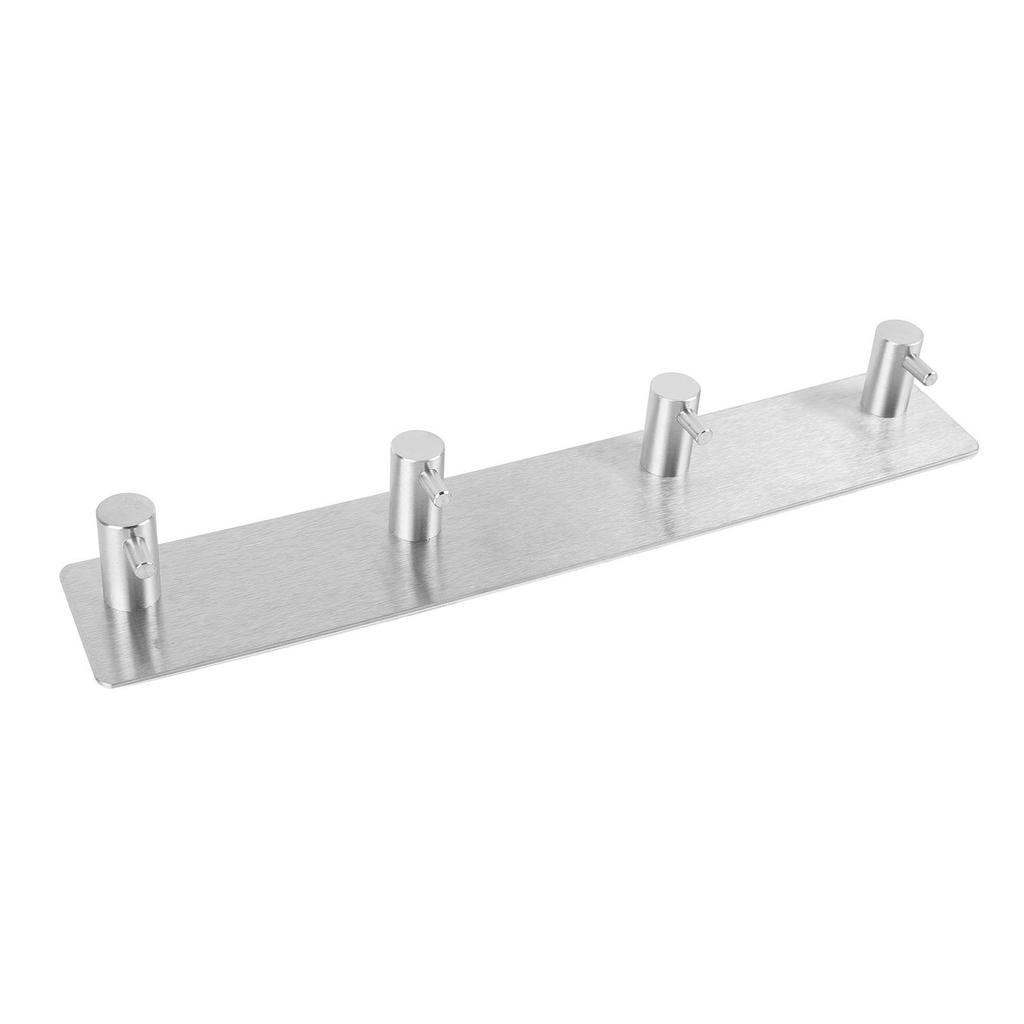 Wall Hook Rack 304 Stainless Steel Adhesive Wall Mounted Coat Hanger Heavy Duty Metal Hook Hat