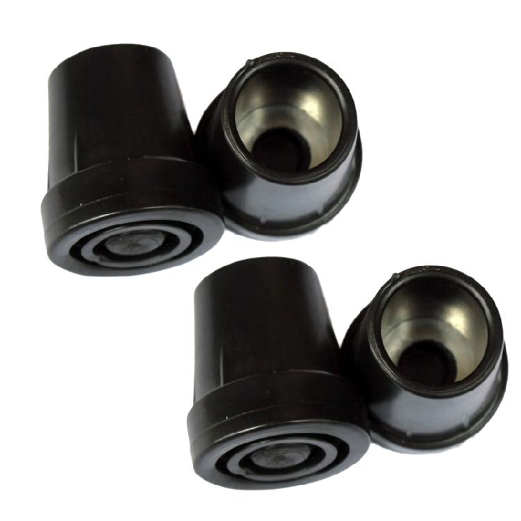 4 шт. Защитные наконечники для треккинговых палок и тростей, Накладки-амортизаторы для тростей, Сменные наконечники для большинства походных и треккинговых тростей 1