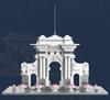 Creative Building Bricks World Famous Historical Architecture Nanobricks China Beijing Tsinghua Campus Micro Diamond Block Toys