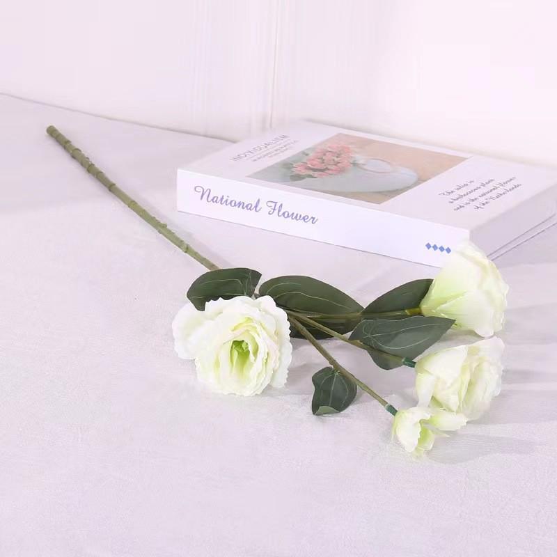 Artificial Eustoma Flower Bouquet For Wedding Party Decor Gift For Loved Ones