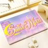 Hot Anime S-Sailor M-Moon Floor Mat Cozy Flannel Soft Thick Non-Slip Mat For Living Room Bedroom Kitchen Decor Rugs