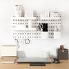 1/3Pcs Clamp-on Desk Hole Boards Strong Load-bearing Easy To Install No Drilling Versatile Hole Boards Space-saving Desk Organizer